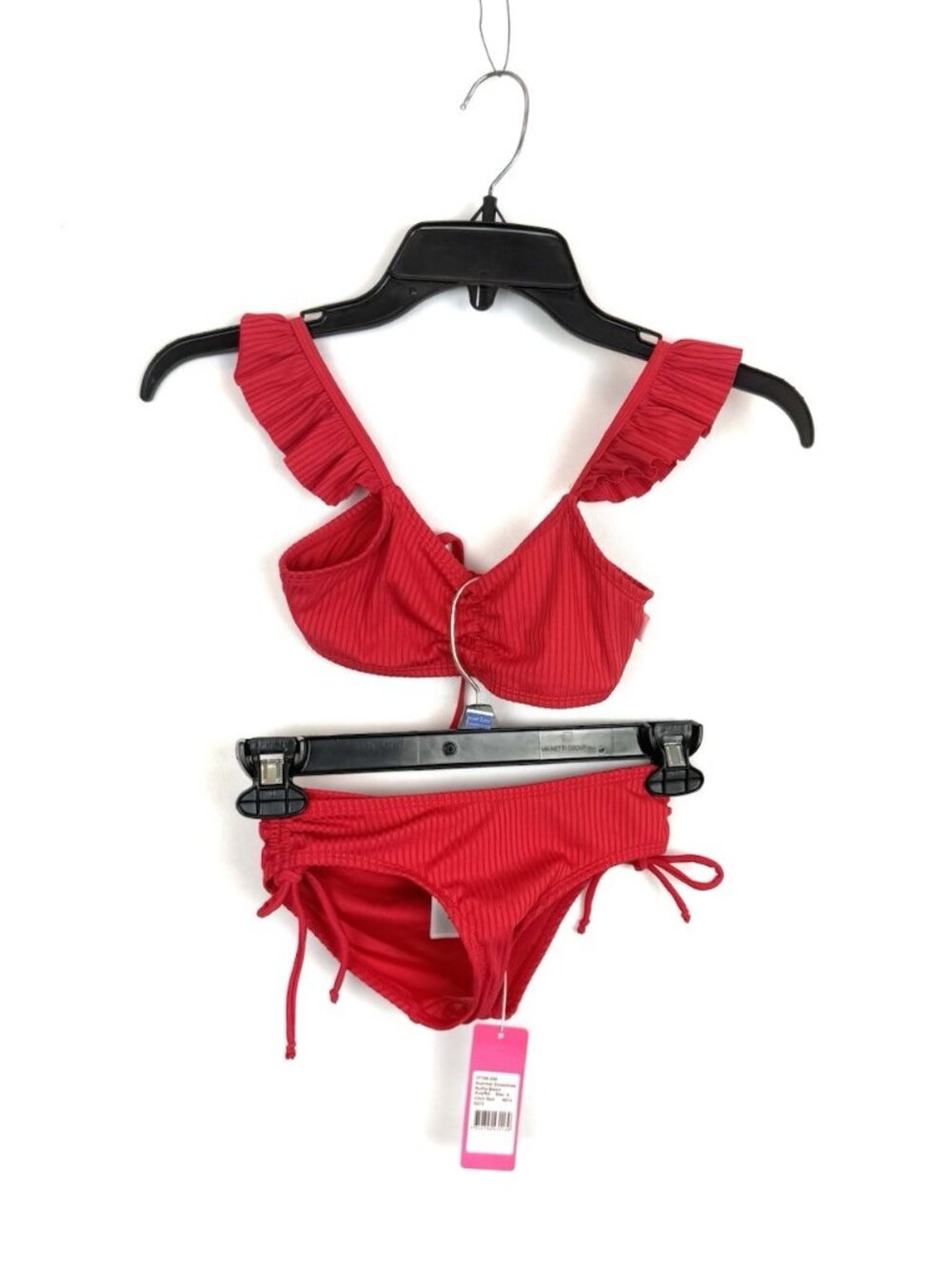 Seafolly Girl’s Red Two Piece Bikini Swimsuit Set Size 8